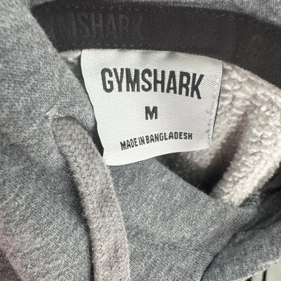 Gymshark Grey Hoodie Sweatshirt Womens M Cotton Blend Pullover Hooded Activewear - Picture 5 of 6